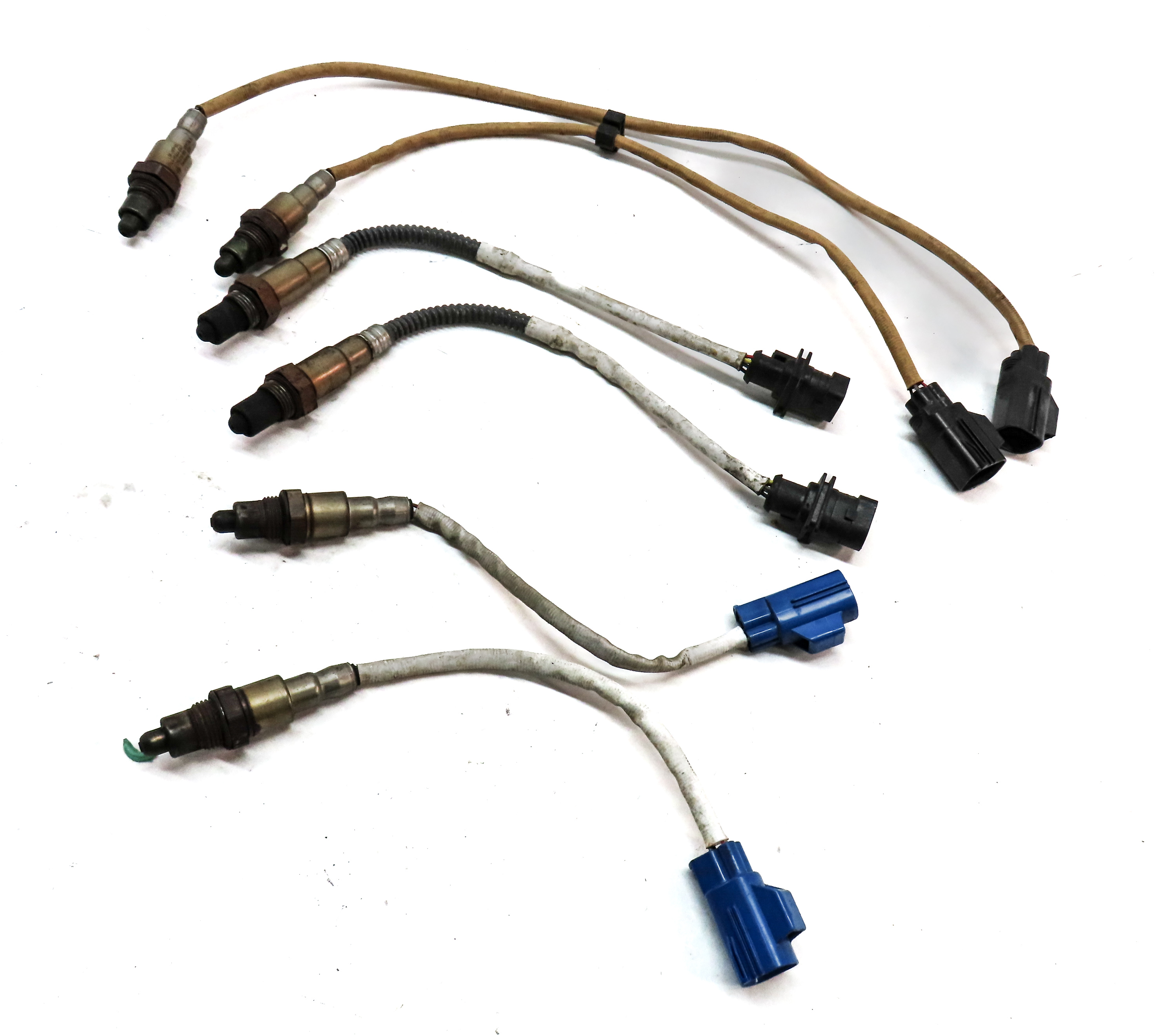 15 LAND RANGE ROVER SPORT (L494) 3.0L SUPER PRE/POST CAT OXYGEN O2 SENSOR SET/6 — exact item pictured
